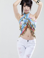 韩国美模安智英中式服装性感写真